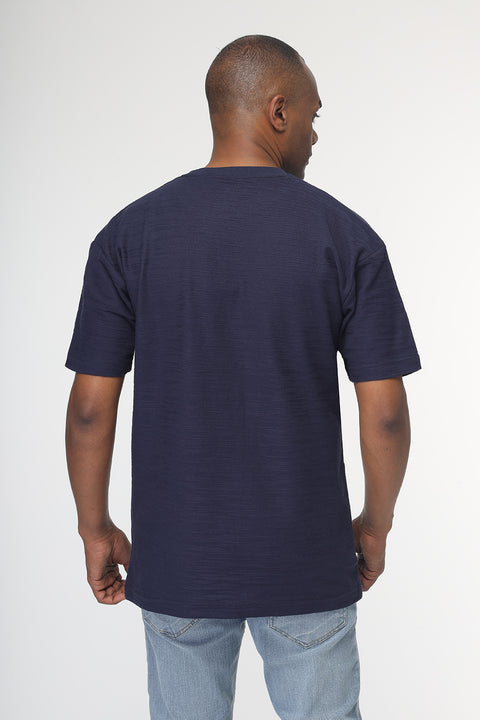 Over Size T-Shirt Dark Blue