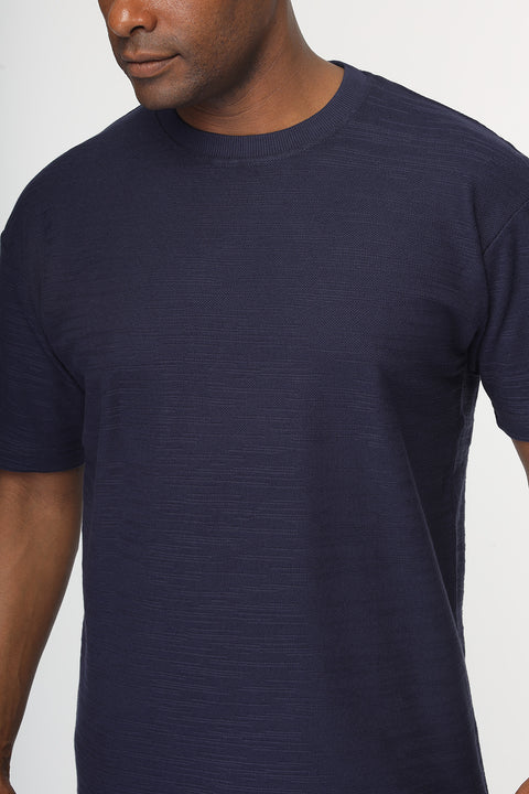 Over Size T-Shirt Dark Blue