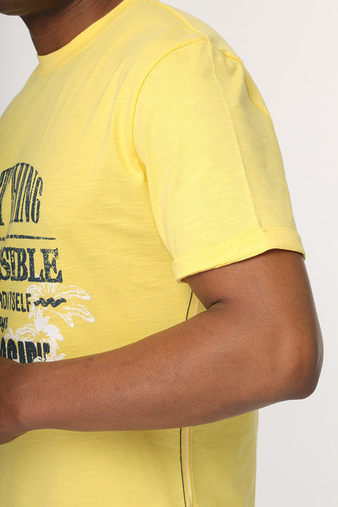 Regular Fit T-Shirt Yellow
