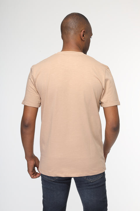 Regular Fit T-Shirt Beige