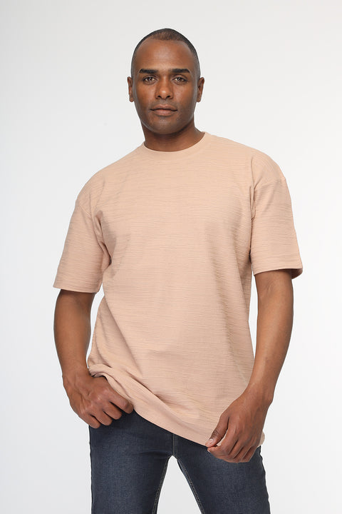 Over Size T-Shirt Beige