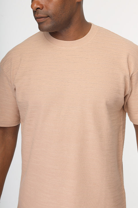 Over Size T-Shirt Beige