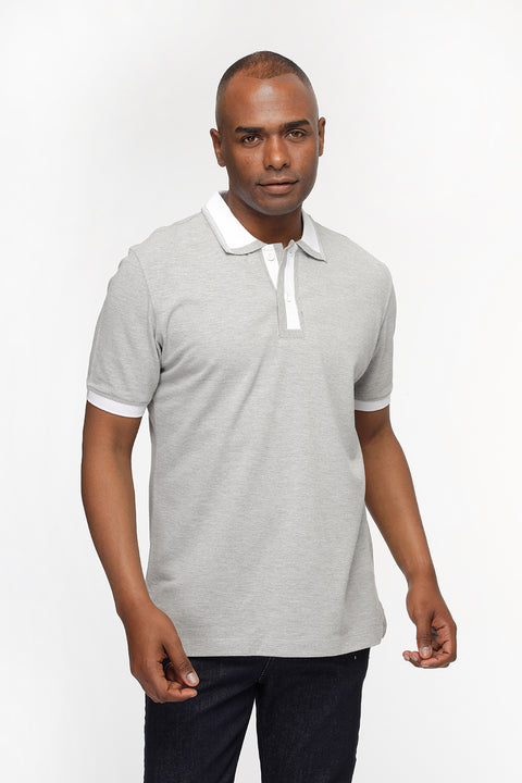 Polo Shirt Regular Fit Gray