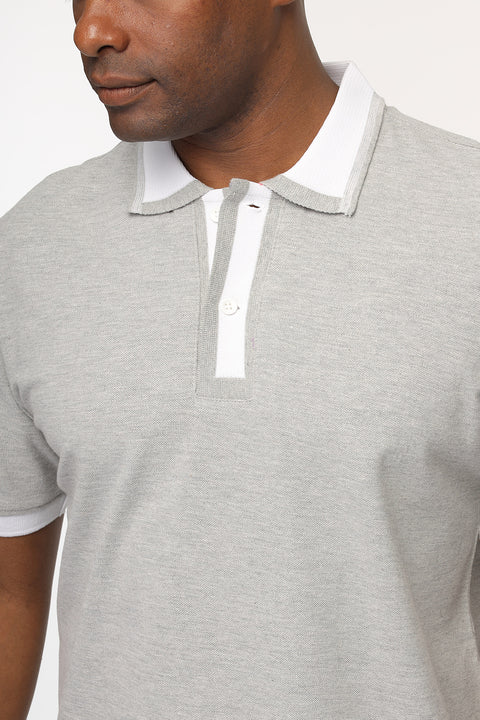 Polo Shirt Regular Fit Gray