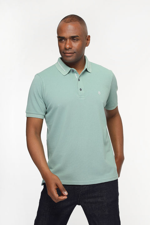 Polo Shirt Regular Fit Green