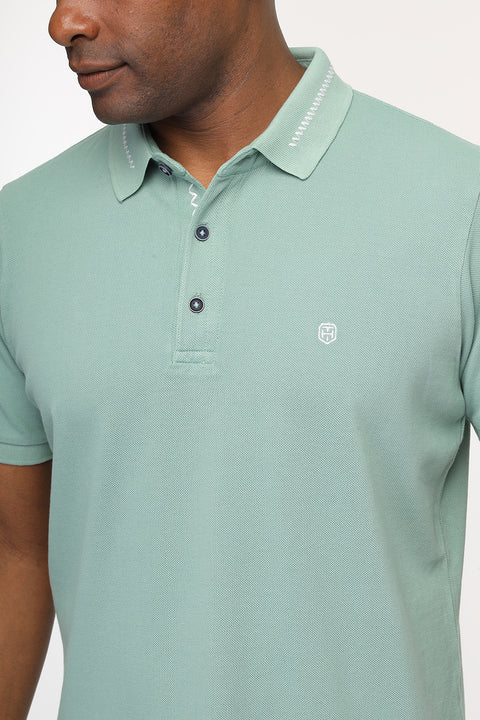 Polo Shirt Regular Fit Green