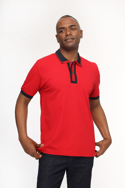 Polo Shirt Regular Fit Red