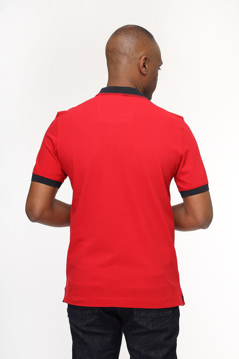 Polo Shirt Regular Fit Red