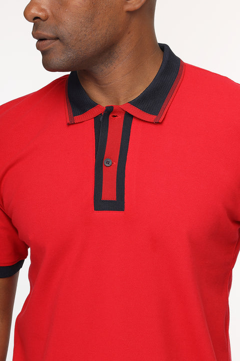Polo Shirt Regular Fit Red