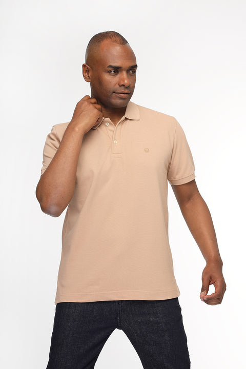 Polo Shirt Regular Fit Beige