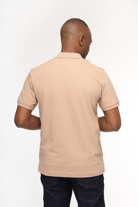 Polo Shirt Regular Fit Beige