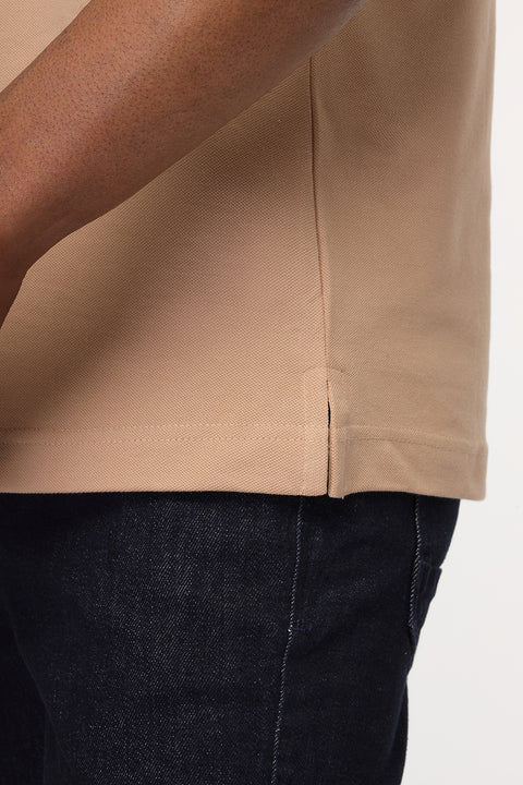 Polo Shirt Regular Fit Beige