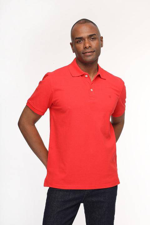 Polo Shirt Regular Fit Red