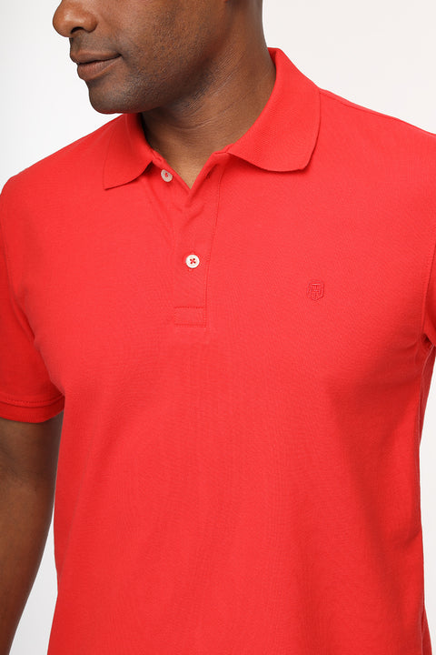 Polo Shirt Regular Fit Red