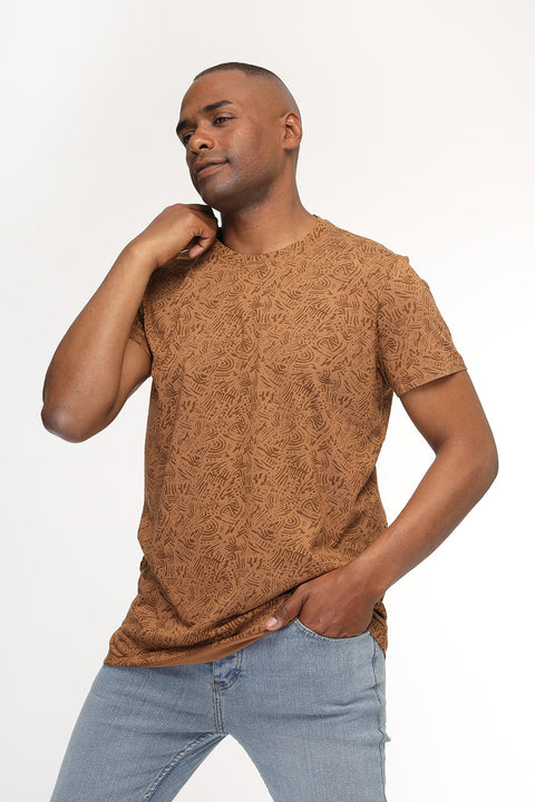 Regular Fit T-Shirt Beige