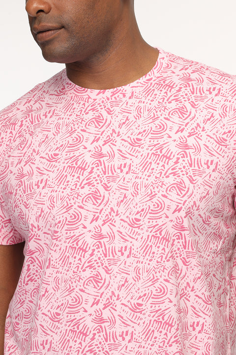 Regular Fit T-Shirt Pink