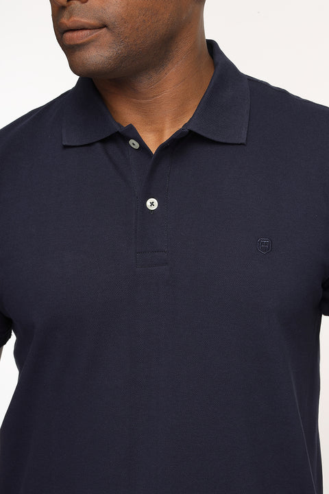 Polo Shirt Regular Fit Dark Blue