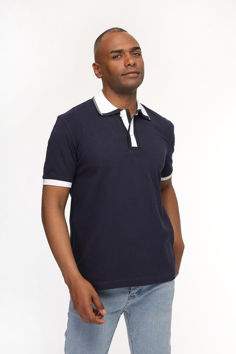 Polo Shirt Regular Fit Dark Blue
