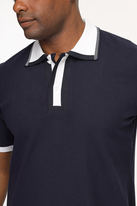 Polo Shirt Regular Fit Dark Blue