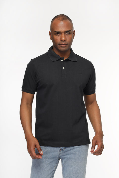Polo Shirt Regular Fit Black
