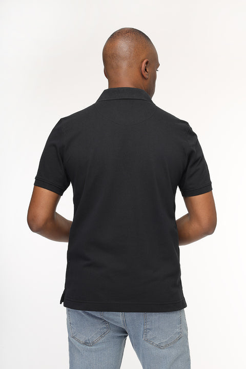 Polo Shirt Regular Fit Black