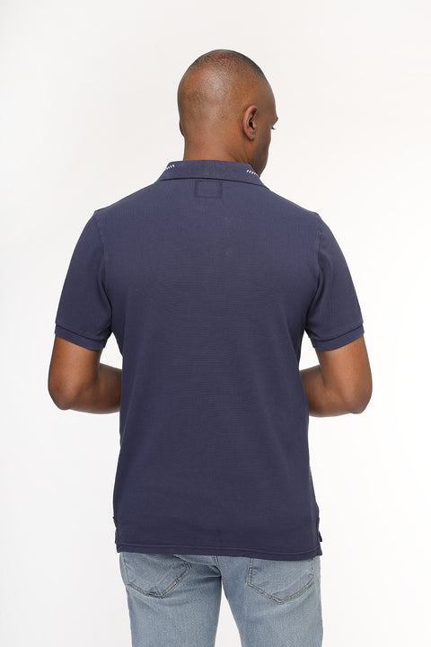 Polo Shirt Regular Fit Dark Blue
