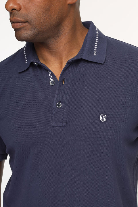 Polo Shirt Regular Fit Dark Blue