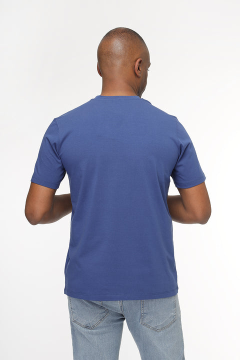 Regular Fit T-Shirt V Blue