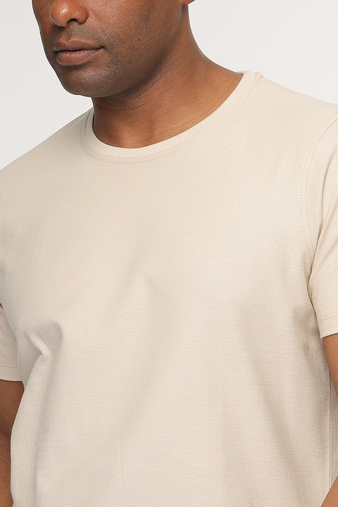 Regular Fit T-Shirt Beige