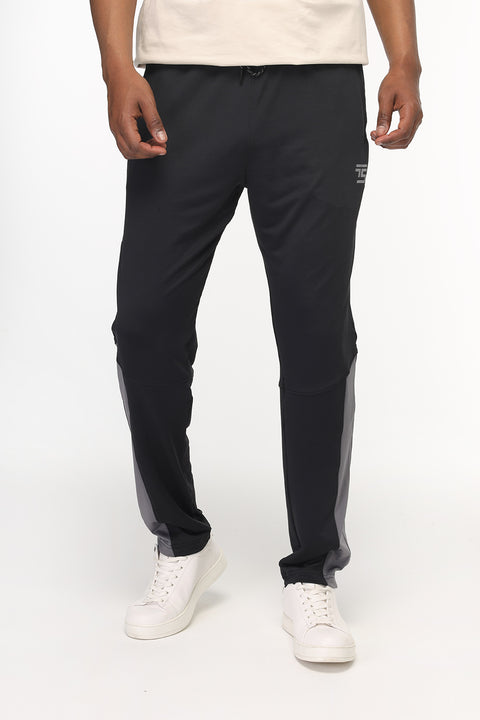 Regular Fit Sports Pants Black