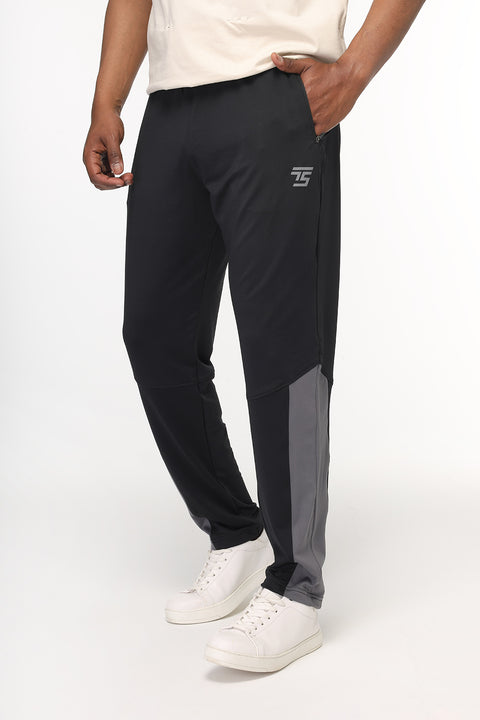 Regular Fit Sports Pants Black