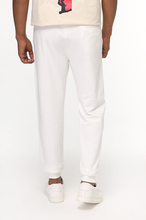 Regular Fit Sweat Pants Off White