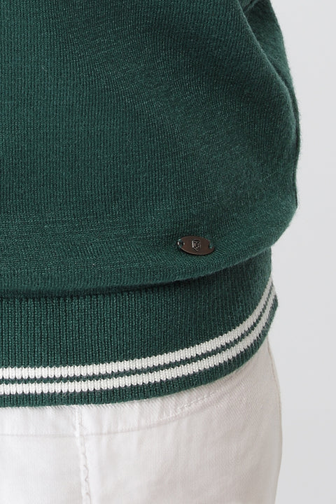 Polo Shirt Regular Fit Knitted Green