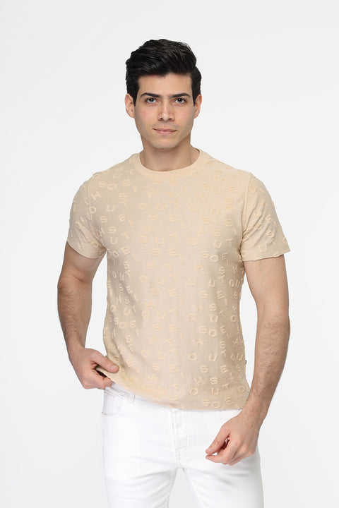 Regular Fit T-Shirt Beige