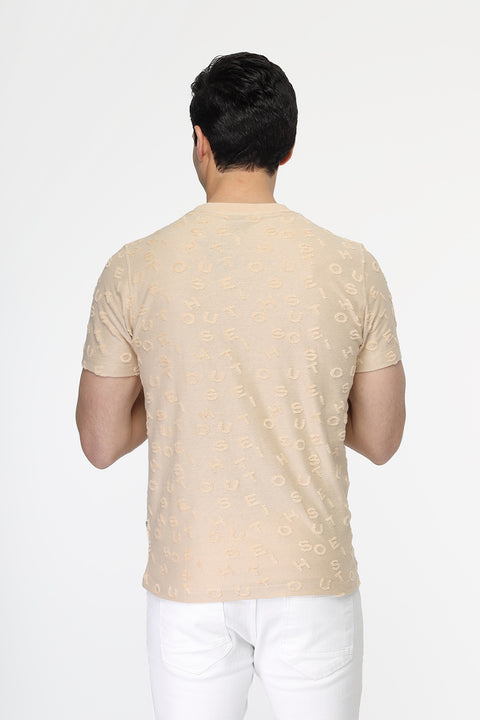 Regular Fit T-Shirt Beige