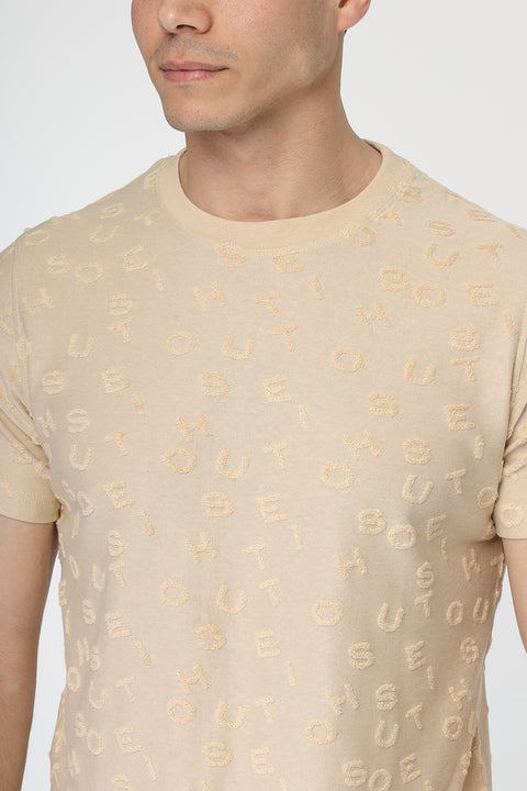 Regular Fit T-Shirt Beige