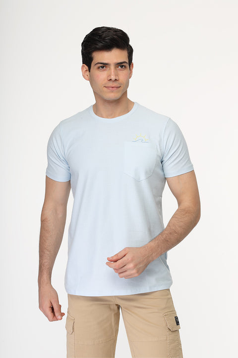 Regular Fit T-Shirt Light Blue