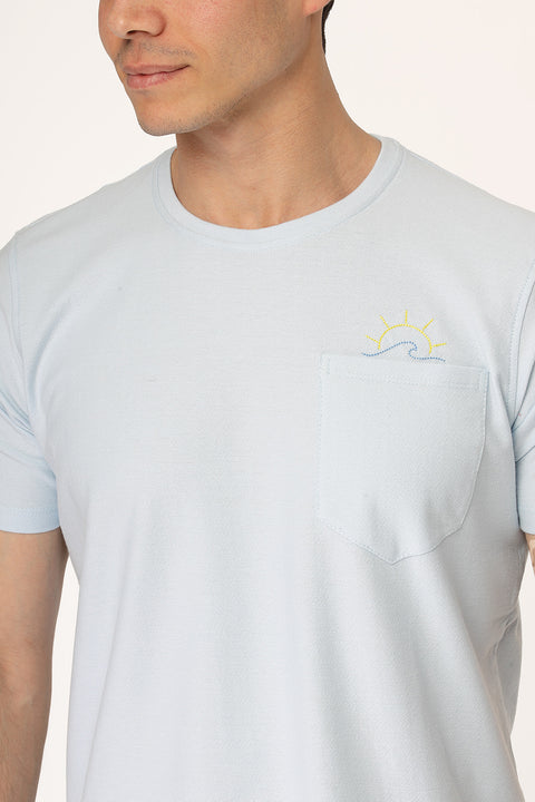 Regular Fit T-Shirt Light Blue