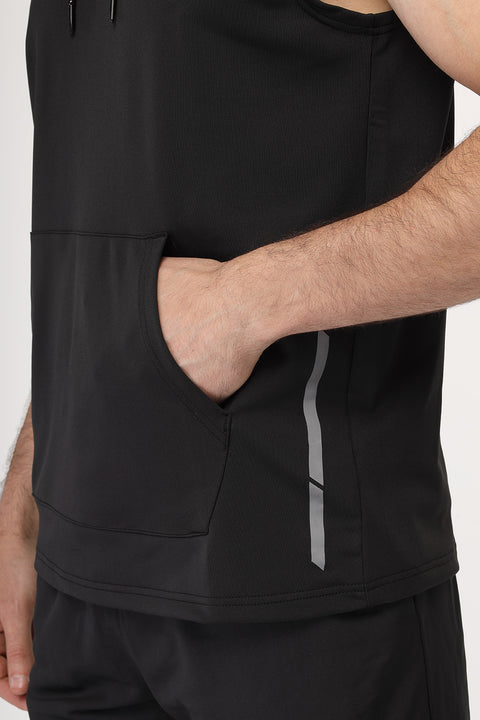 Regular Fit Sports T-Shirt Black