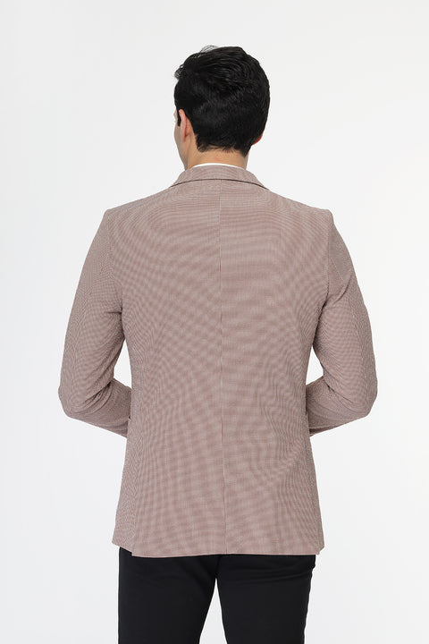 Slim Fit Blazer Beige
