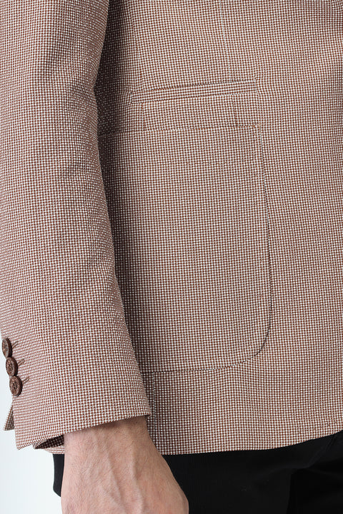 Slim Fit Blazer Beige