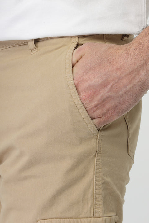 Cargo Short Chino Beige