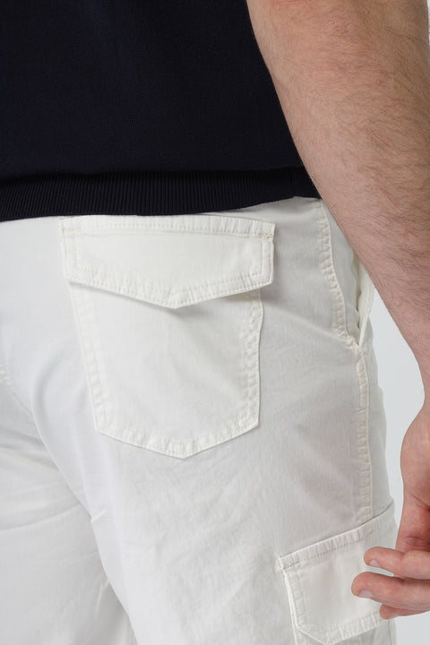 Cargo Short Chino Off White