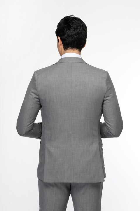 Slim Fit Suit Gray