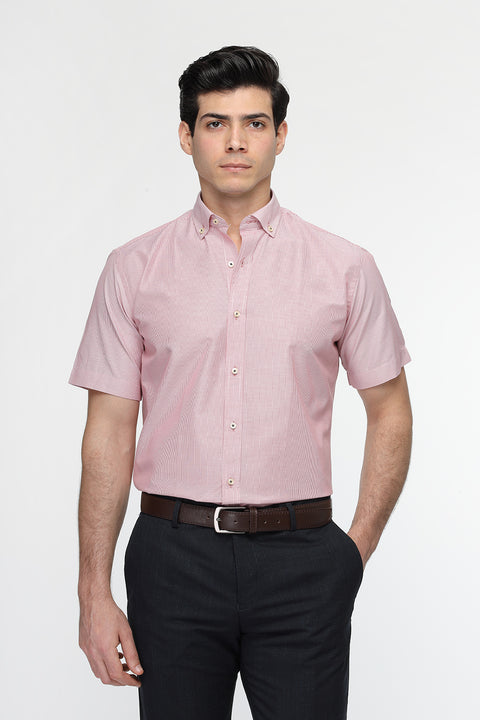 Regular Fit Shirt Half Red
