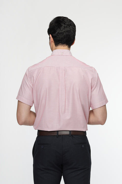 Regular Fit Shirt Half Red