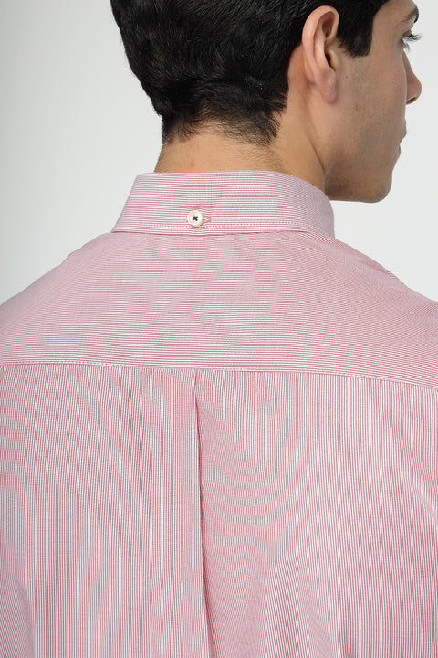 Regular Fit Shirt Half Red