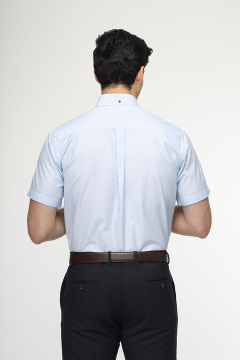 Regular Fit Shirt Half Light Blue