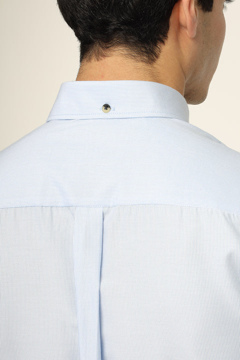 Regular Fit Shirt Half Light Blue