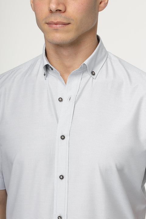 Regular Fit Shirt Half Light Gray